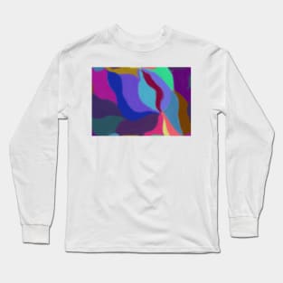 Rainbow patchwork Long Sleeve T-Shirt